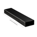 Tubo Retangular Metalon 120x60mm (12cmx6cm) Aço Carbono