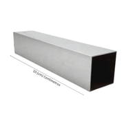 Tubo Quadrado Galvanizado 70x70mm (7cm x 7cm) Aço Carbono Resistente