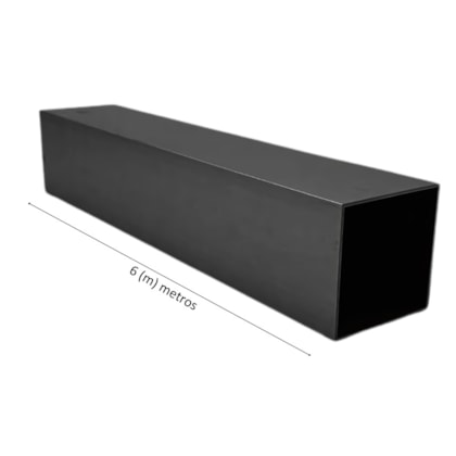 Tubo Retangular Metalon 50 x 30mm (5cmx3cm) Aço Carbono