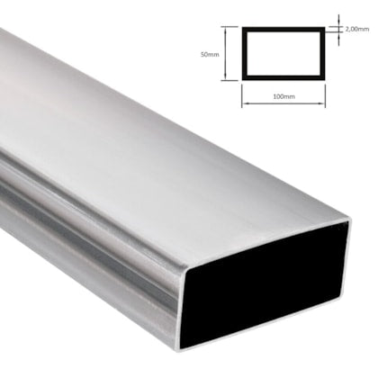 Tubo Retangular de Metalon 100x50mm: Resistência e Versatilidade Para Seu Projeto